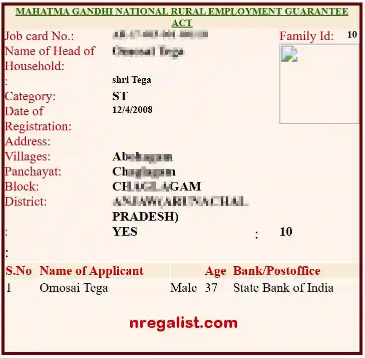 Andhra Pradesh NREGA Job Card Online 2025