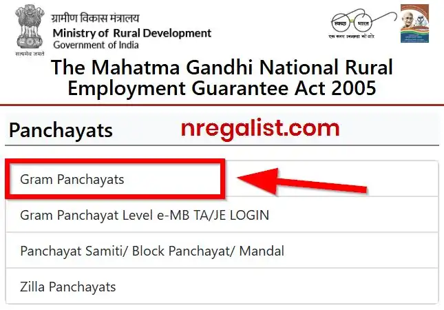 NREGA List Gram Panchayat 2025